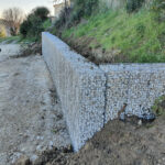 mur de soutènement en gabion