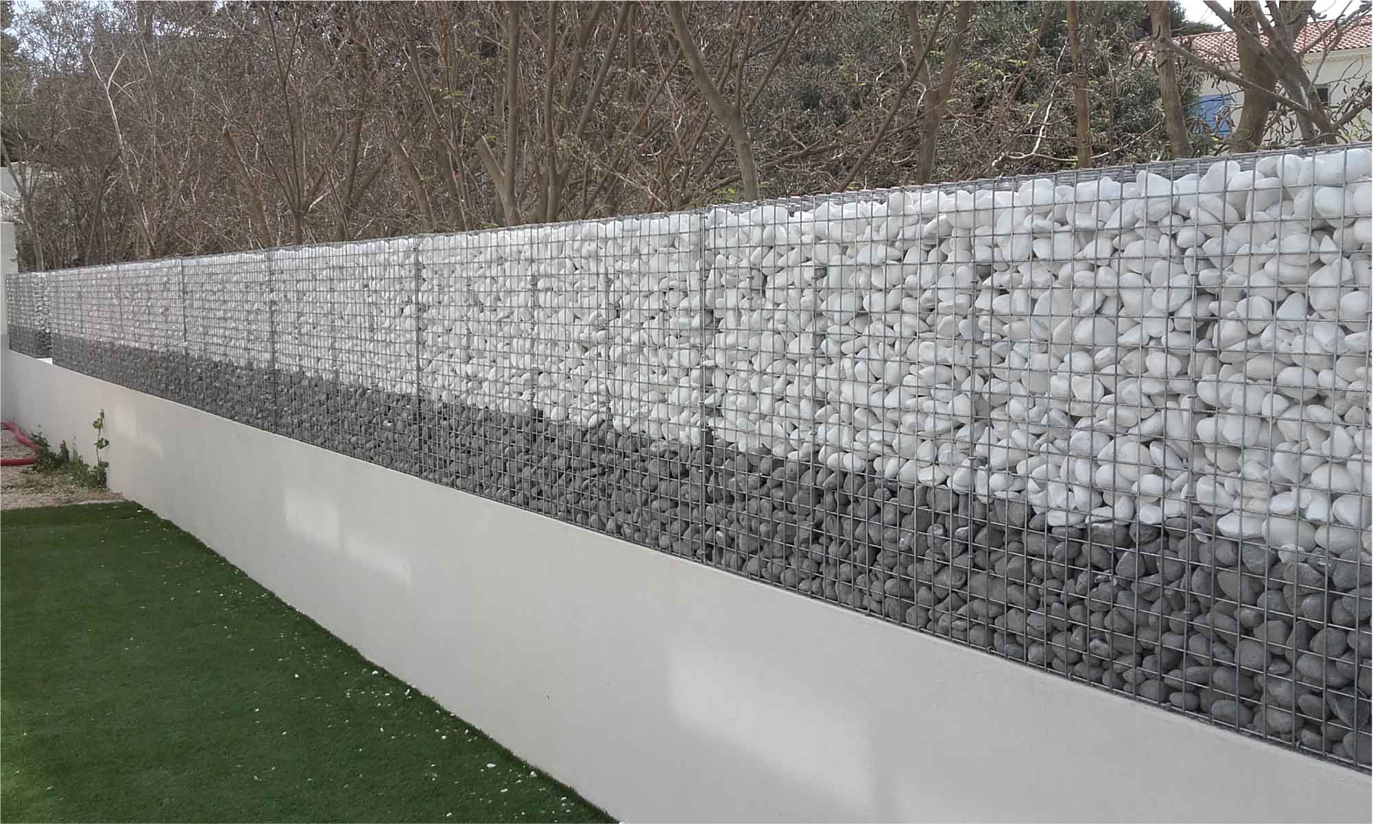 mur anti bruit gabion