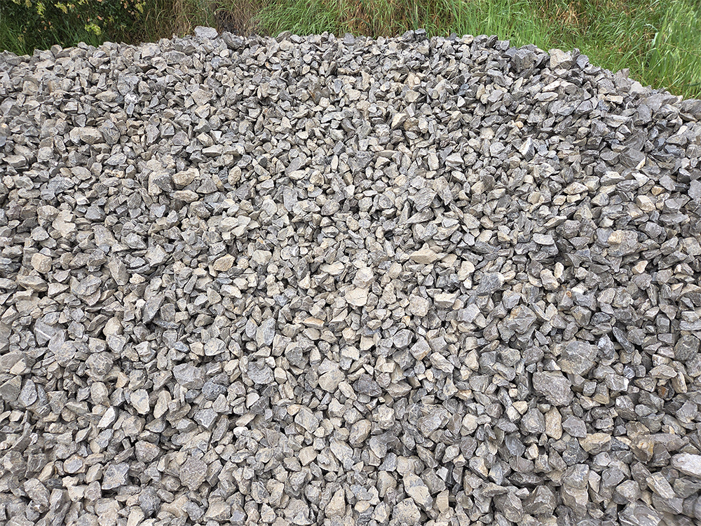 Pierre à gabion anthracite