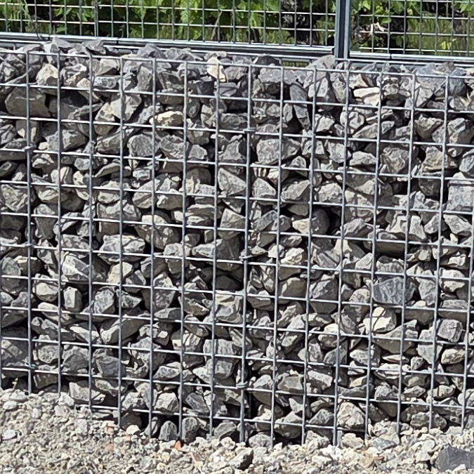 Pierre à gabion anthracite